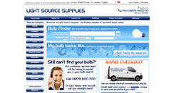 Desktop Screenshot of bulbfinderdirect.co.uk